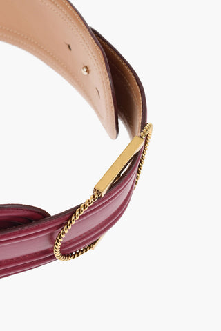 Cintura in Ecopelle con Monile Logato
