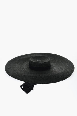 Cappello Floppy in Paglia con Dettaglio da Allacciare