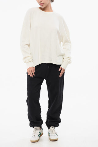 Long Sleeved Oversized Fit Crew-neck T-Shirt