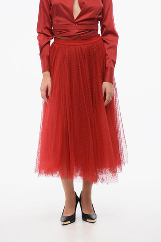 Tulle Embroidered Skirt