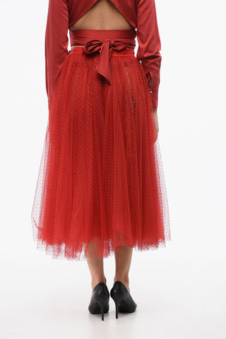 Tulle Embroidered Skirt