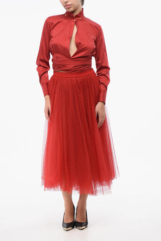 Tulle Embroidered Skirt