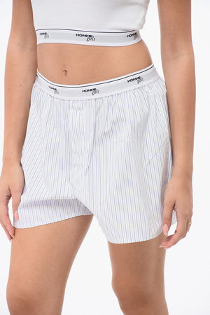 Boy Shorts Pigiama BOXER In Cotone  A Righe