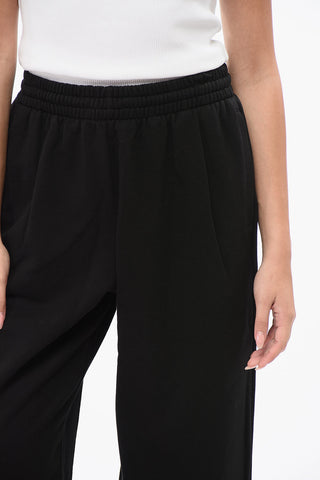 HAILEY BIEBER Brushed-Cotton Joggers with Ankle Zip