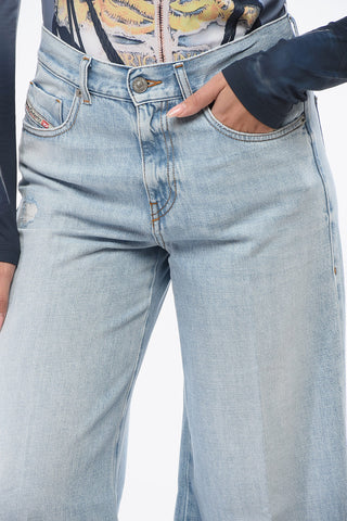 Flared Leg Slim Fit 1978 D-AKEMI Jeans 32cm L.32