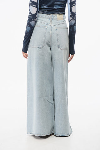 Flared High-Waist Jeans NOLAN 41cm