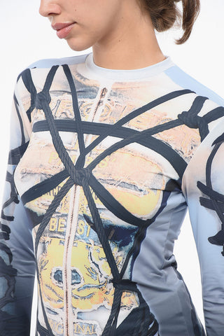 T-shirt Girocollo Stampata