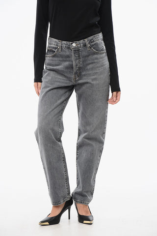 Jeans Boyfriend Fit LE MEC mit hoher Taille 18cm