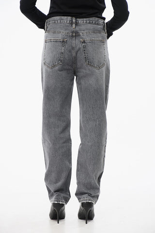 Jeans Boyfriend Fit LE MEC mit hoher Taille 18cm