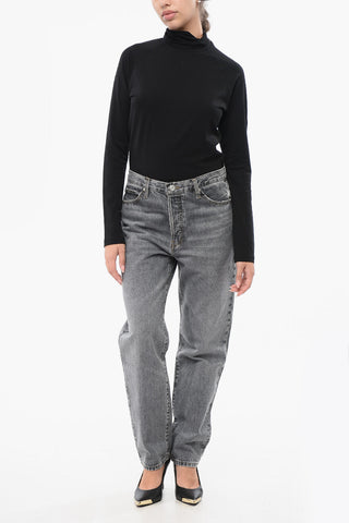 Jeans Boyfriend Fit LE MEC mit hoher Taille 18cm