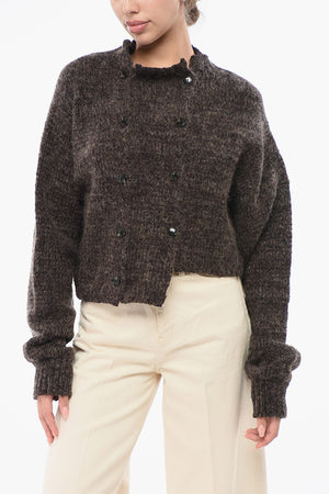 Asymmetrischer Doppelreihiger Cardigan