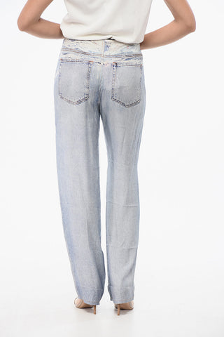 Viskosehose im Denim-Look P-SARKY