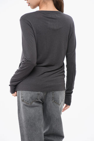Wool-Blend Crewneck T-Shirt AVA
