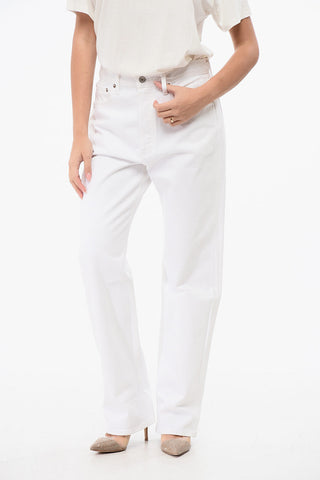Jeans mit geradem Bein FRAN in heller Waschung 21cm