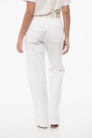 Jeans mit geradem Bein FRAN in heller Waschung 21cm