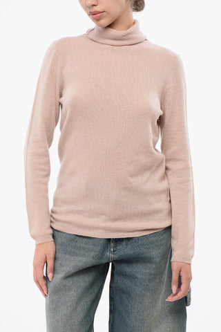 Maglia in Cashmere a Collo Alto