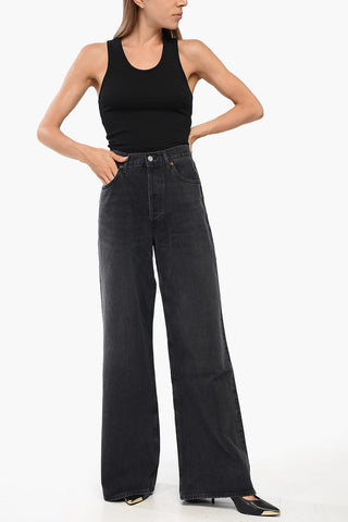High-Rise Wide Leg DAME Jeans 31cm