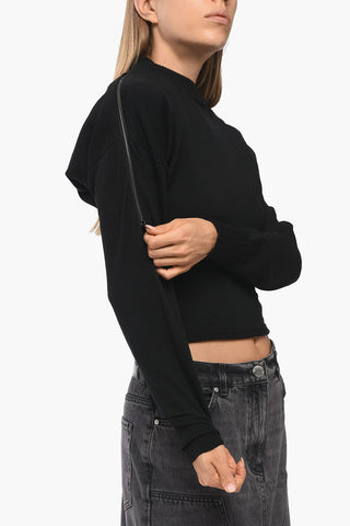 Merinowollpullover mit Reißverschluss-Einsätzen