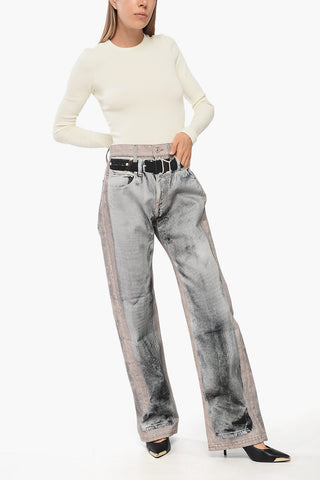 Jeans im Vintage-Look mit weitem Bein 24 cm