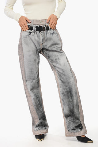 Jeans im Vintage-Look mit weitem Bein 24 cm
