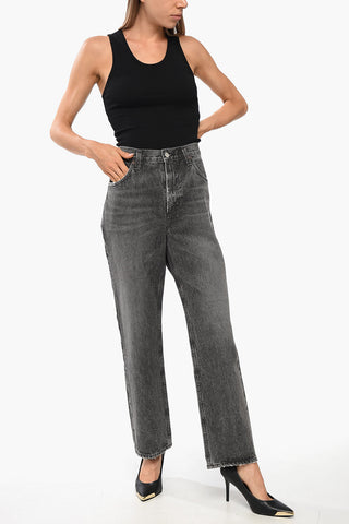 Jeans VALEN a Gamba Dritta e Vita Alta 21cm