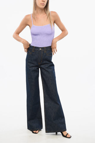 Wide-Leg Jeans LILI with Exposed Seams 31cm
