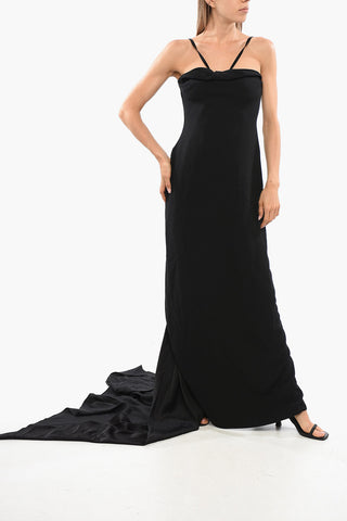 Maxi Halterneck Dress OPHELIA With Statement Draping