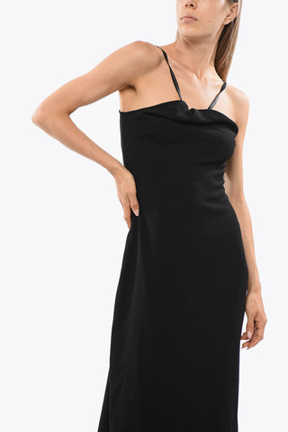 Maxi Halterneck Dress OPHELIA With Statement Draping