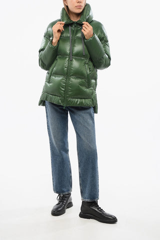 GLOBE Piumino in Nylon con Coulisse in Vita