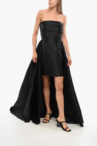 Mini Strapless Dress TRINA With Maxi Draping