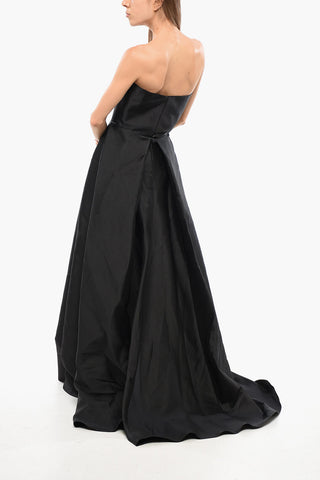 Mini Strapless Dress TRINA With Maxi Draping