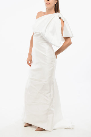 Maxi One-Shoulder Dress PRIYA With Bow