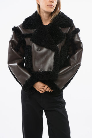 Giubbotto KRISTY In Eco Shearling Doppiopetto