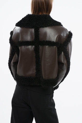 Giubbotto KRISTY In Eco Shearling Doppiopetto