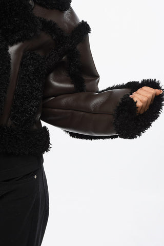 Giubbotto KRISTY In Eco Shearling Doppiopetto