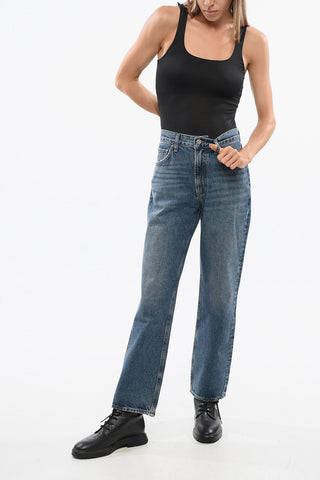 Straight-Leg Mid-Rise Jeans VALEN 19cm