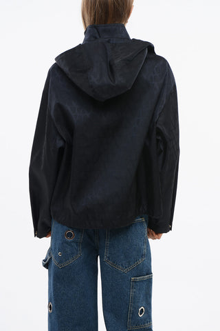 Anorak aus Nylon mit Allover-Monogramm