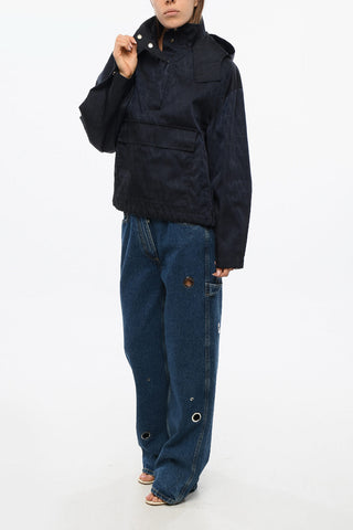 Anorak aus Nylon mit Allover-Monogramm