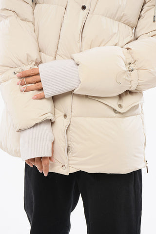 Quilted RUBINIA Down Jacket with Removable Fur Hood
