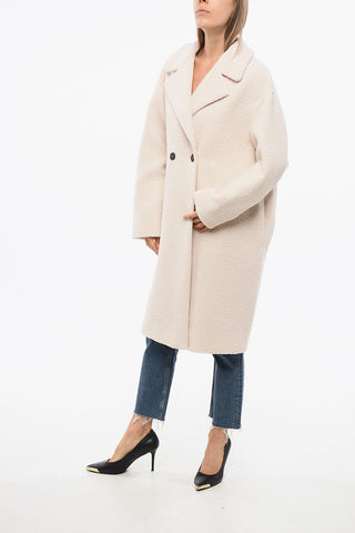 Cappotto in Tessuto Boucle' a Doppiopetto