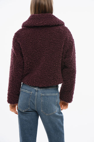 Jacke im Teddy-Effekt MAMATETA mit 4 Knöpfen