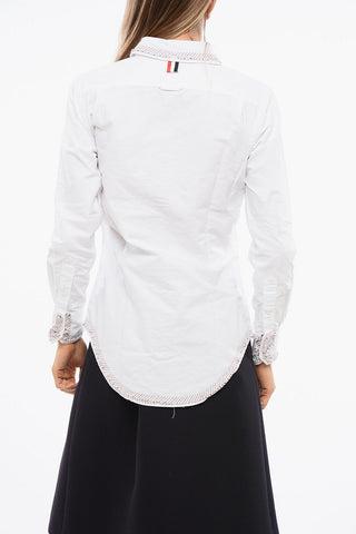 코튼 옥스포드 셔츠 자수