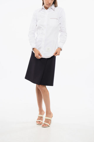 코튼 옥스포드 셔츠 자수