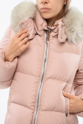 Down MARYLIN Jacket with Removable Fur Hood