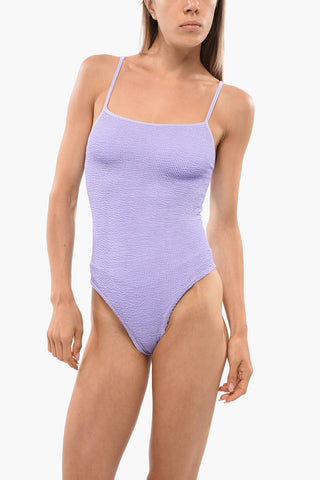 One-Piece Swimsuit AGATHA with Wave Pattern