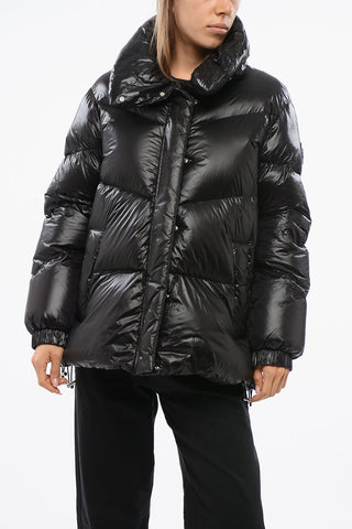 Quilted ALIQUIPPA Down Jacket With Hidden Closure
