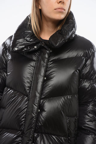 Quilted ALIQUIPPA Down Jacket With Hidden Closure