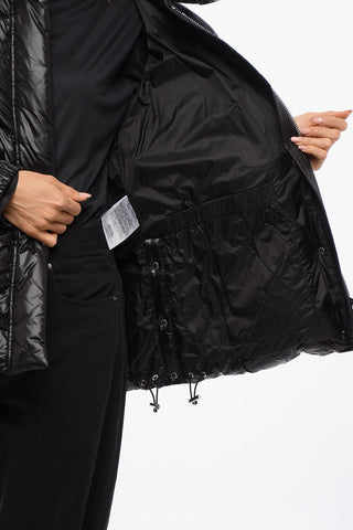 Quilted ALIQUIPPA Down Jacket With Hidden Closure