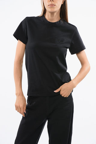 ADIDAS Cotton Crew-neck T-shirt with Ton On Ton Logo