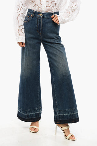 Regular Fit Jeans with Acid Wash Effect Hem